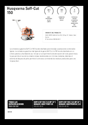 Фугорези Husqvarna Soff-Cut® 150