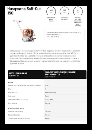 Фугорези Husqvarna Soff-Cut® 150