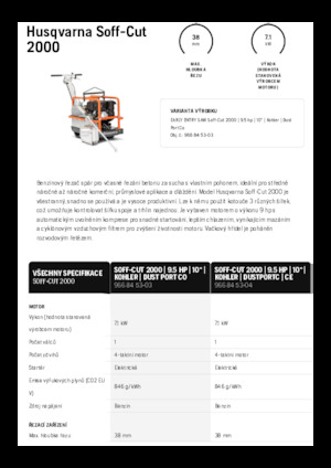 Фугорези Husqvarna Soff-Cut® 2000