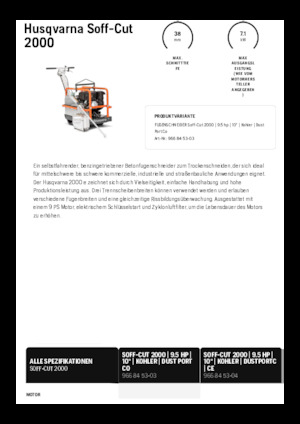 Фугорези Husqvarna Soff-Cut® 2000