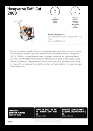 Фугорези Husqvarna Soff-Cut® 2000