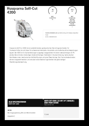 Фугорези Husqvarna Soff-Cut® 4200