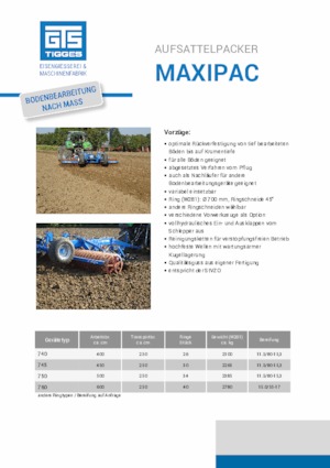 Сгъващи опаковъчни машини Tigges MaxiPac 740