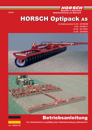 Сгъващи опаковъчни машини Horsch Optipack 8 AS