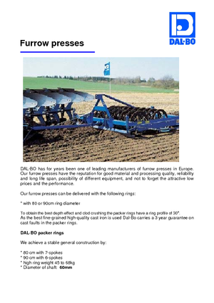 Сгъващи опаковъчни машини DAL-BO UP 3,15