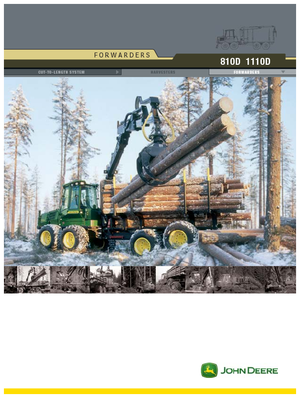 Спедитори John Deere 1110 D
