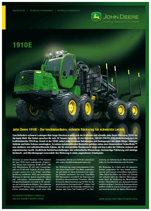 Спедитори John Deere 1910 E