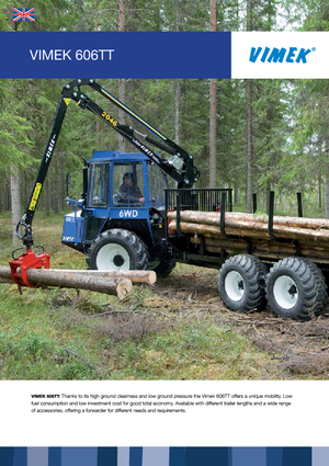 Спедитори Vimek 606 TT