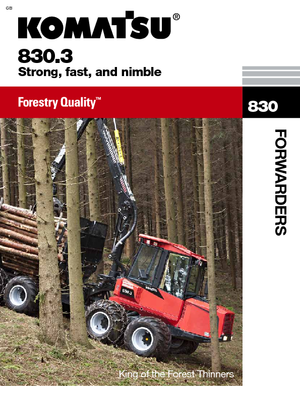Спедитори Komatsu 830.3
