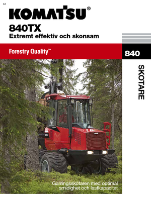 Спедитори Komatsu 840 TX
