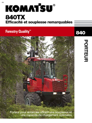 Спедитори Komatsu 840 TX