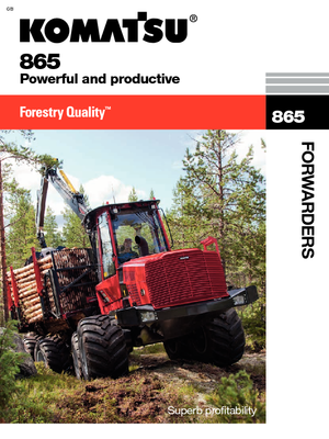 Спедитори Komatsu 865 8WD