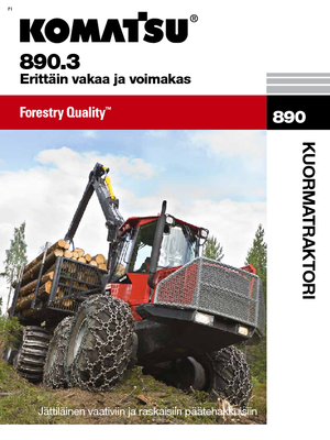 Спедитори Komatsu 890.3
