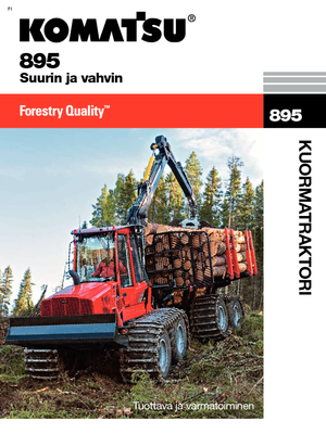Спедитори Komatsu 895