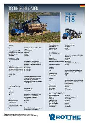 Спедитори Rottne F 18