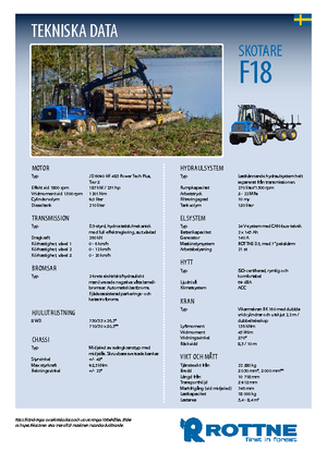 Спедитори Rottne F 18