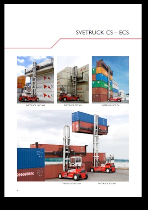Челни вилични мотокари, дизелови SVETRUCK ECS 7 H