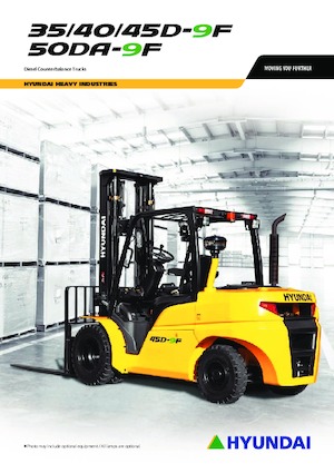 Челни вилични мотокари, дизелови Hyundai 35D-9F