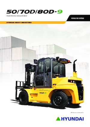 Челни вилични мотокари, дизелови Hyundai 45D-9