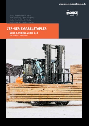 Челни вилични мотокари, дизелови Doosan D55C-7