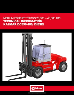 Челни вилични мотокари, дизелови Kalmar DCE 160-12