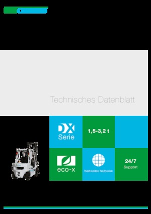 Челни вилични мотокари, дизелови UniCarriers DX 20