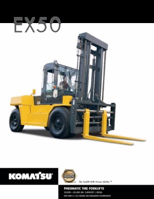 Челни вилични мотокари, дизелови Komatsu FD100-8