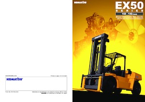 Челни вилични мотокари, дизелови Komatsu FD150E-8