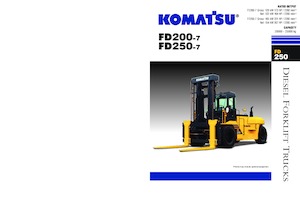 Челни вилични мотокари, дизелови Komatsu FD200-7