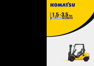 Челни вилични мотокари, дизелови Komatsu FD25-17