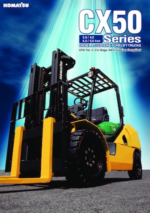 Челни вилични мотокари, дизелови Komatsu FD40T-10