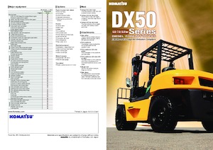 Челни вилични мотокари, дизелови Komatsu FD60-10