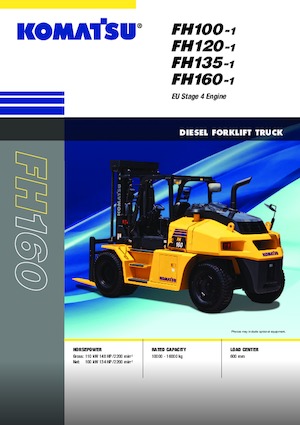 Челни вилични мотокари, дизелови Komatsu FH160-1