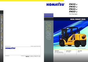 Челни вилични мотокари, дизелови Komatsu FH45-2