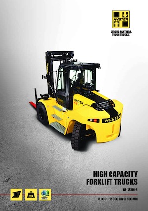 Челни вилични мотокари, дизелови Hyster H12.00XM 6
