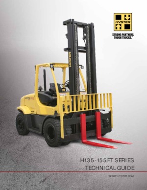 Челни вилични мотокари, дизелови Hyster H135FT