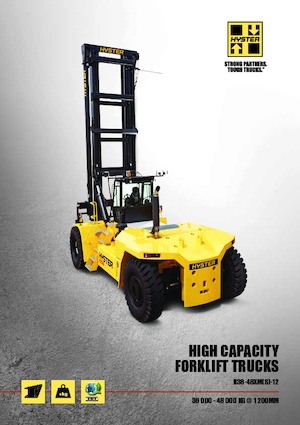 Челни вилични мотокари, дизелови Hyster H40.00XM 12
