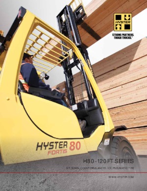 Челни вилични мотокари, дизелови Hyster H90FT
