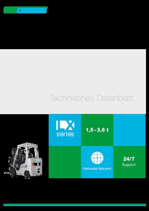 Челни вилични мотокари, дизелови UniCarriers LX 35