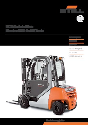 Челни вилични мотокари, дизелови Still RX 70-30