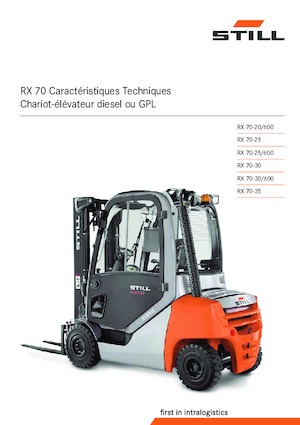 Челни вилични мотокари, дизелови Still RX 70-30