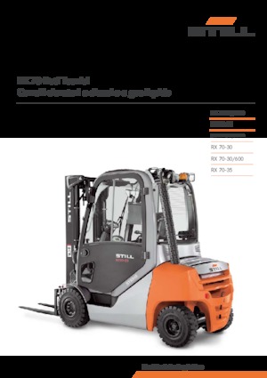 Челни вилични мотокари, дизелови Still RX 70-30