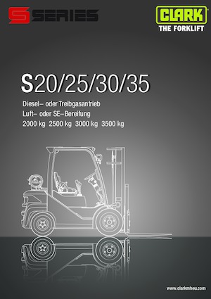 Челни вилични мотокари, дизелови Clark S 35 D