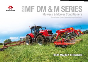 Челно монтиран косачен диск с кондиционер Massey Ferguson DM306 FP-KC