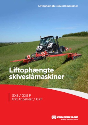 Челно монтиран косачен диск с кондиционер Kongskilde GXF 3605 P