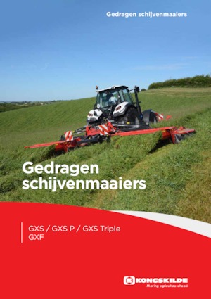 Челно монтиран косачен диск с кондиционер Kongskilde GXF 3605 P