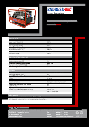 Бензинови генератори Endress ESE 1006 SDHS-DC ES / 30-300 A
