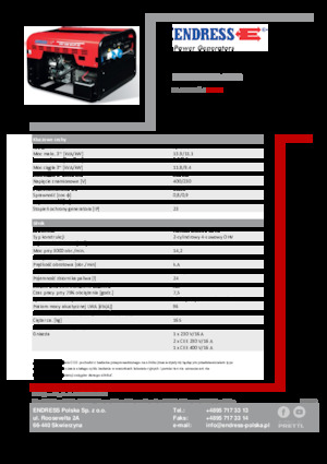 Бензинови генератори Endress ESE 1206 DHS-GT ES