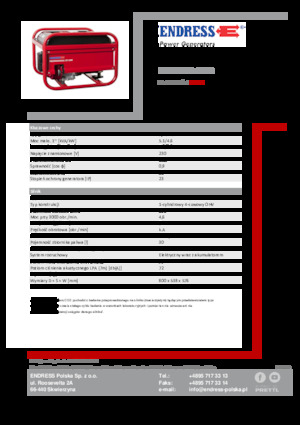Бензинови генератори Endress ESE 406 HS-GT ES