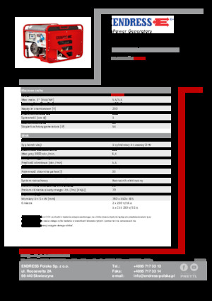 Бензинови генератори Endress ESE 506 HG-GT ES ISO Duplex